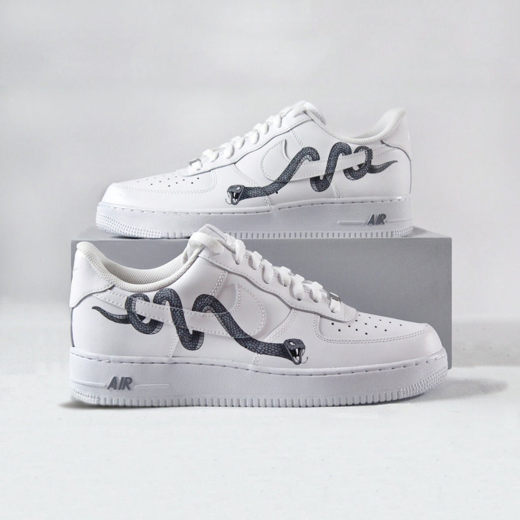 Snake Air Force 1 Custom Sneaker shoes