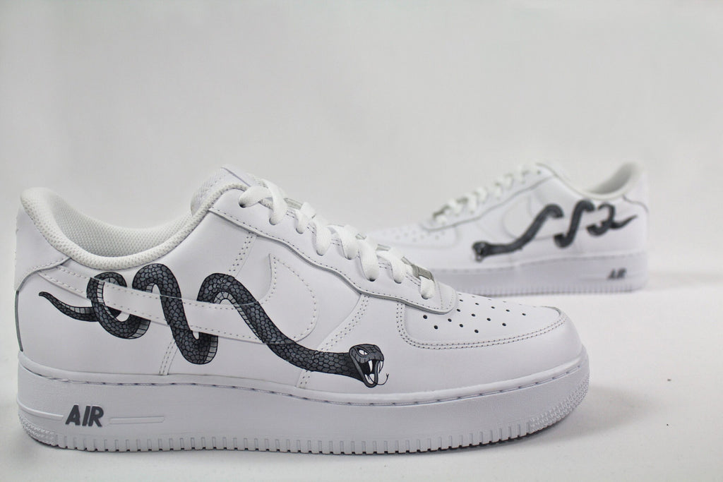 Snake Air Force 1 Custom Sneaker shoes