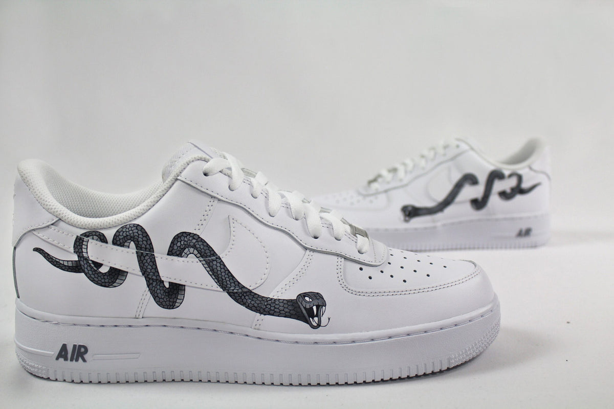 Snake Air Force 1 Custom Sneaker shoes