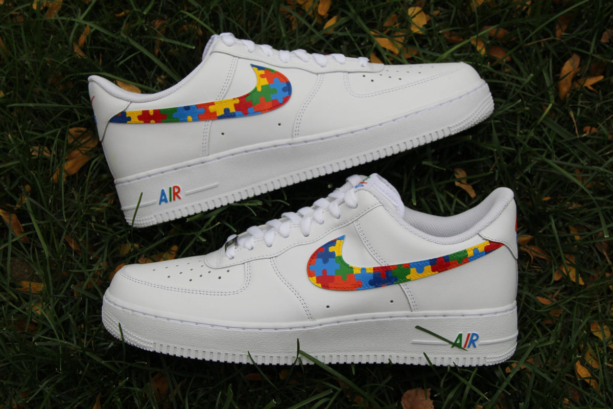 Custom Air Force 1 “Autism Awareness”