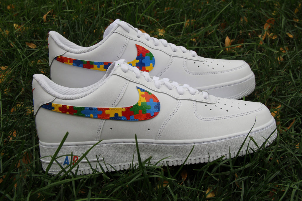 Custom Air Force 1 “Autism Awareness”