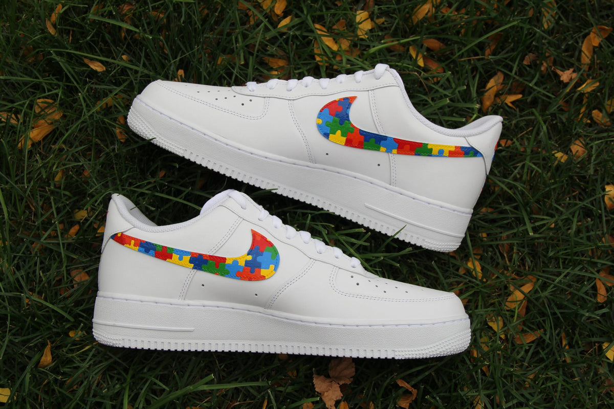Custom Air Force 1 “Autism Awareness”
