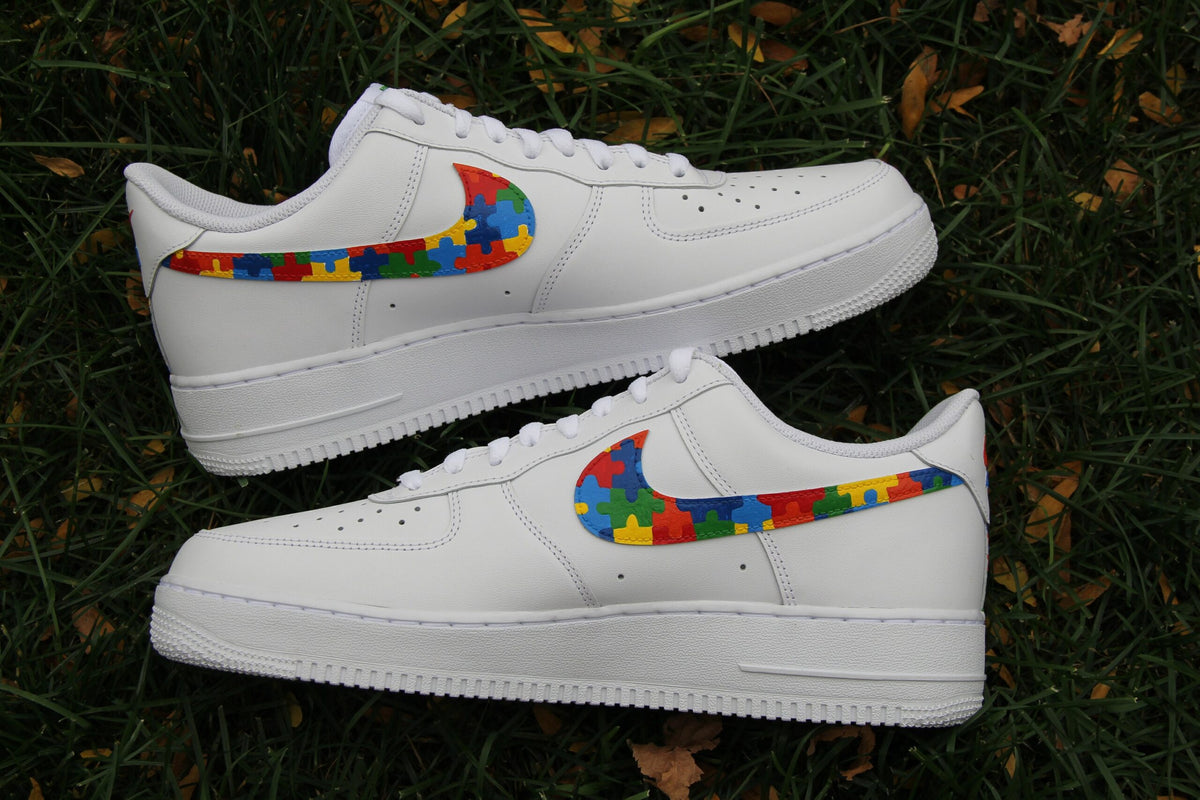 Custom Air Force 1 “Autism Awareness”