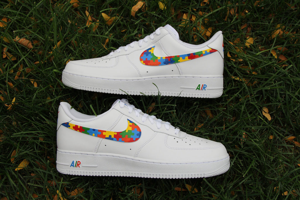 Custom Air Force 1 “Autism Awareness”