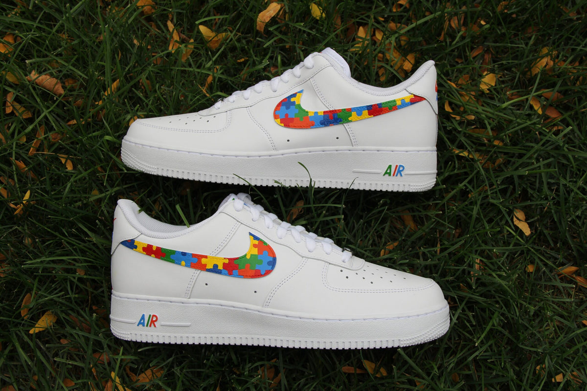 Custom Air Force 1 “Autism Awareness”