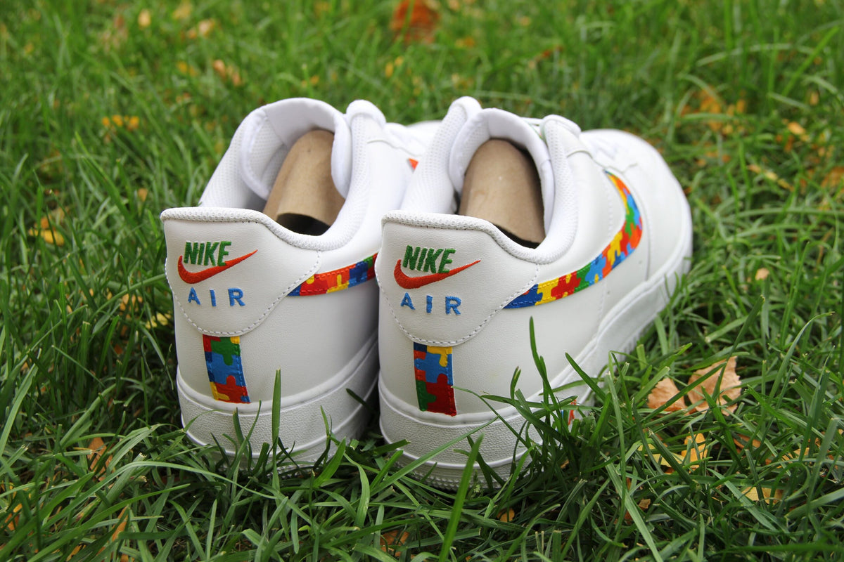 Custom Air Force 1 “Autism Awareness”