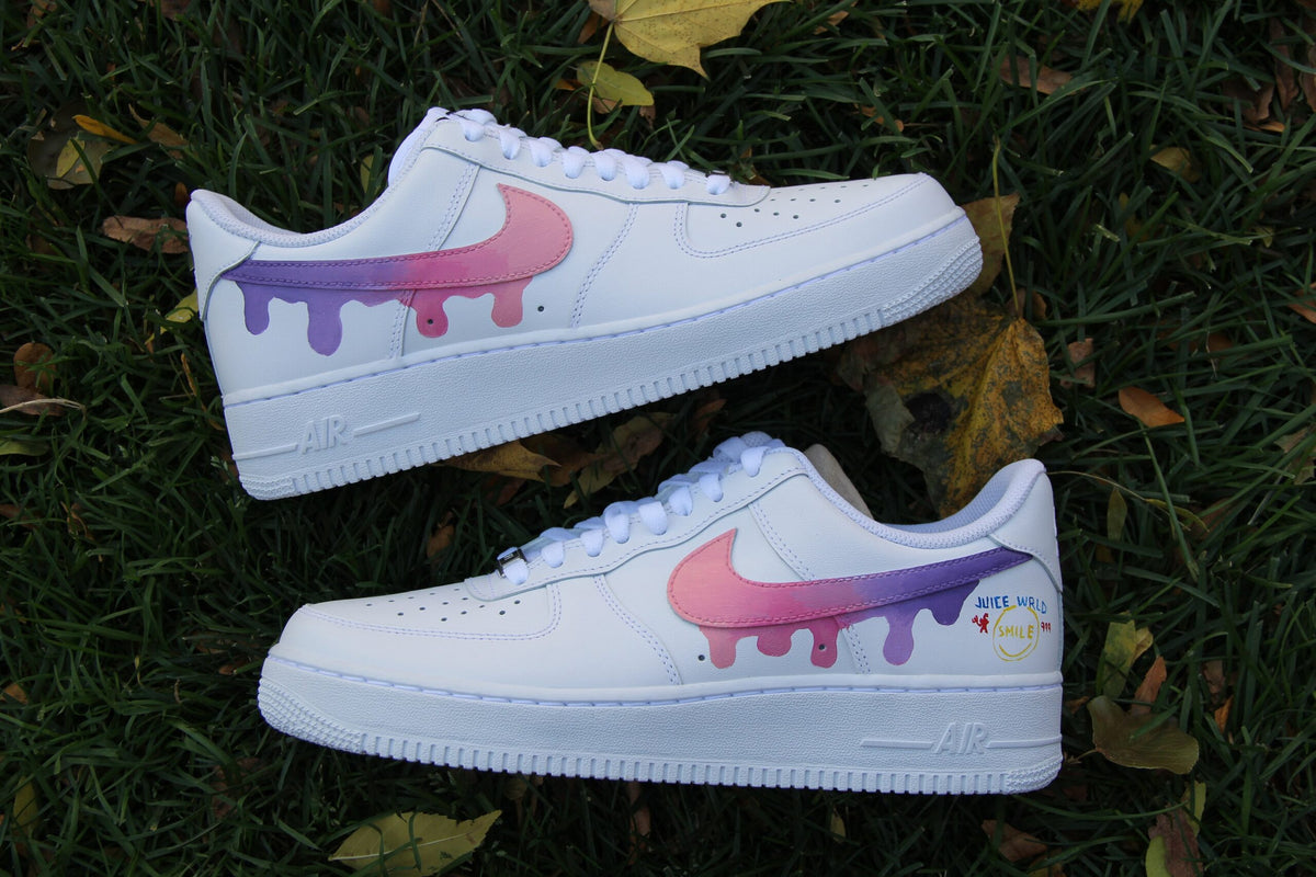 Custom Air Force 1 “JUICE WRLD TRIBUTE” // Hand Painted Custom Shoes