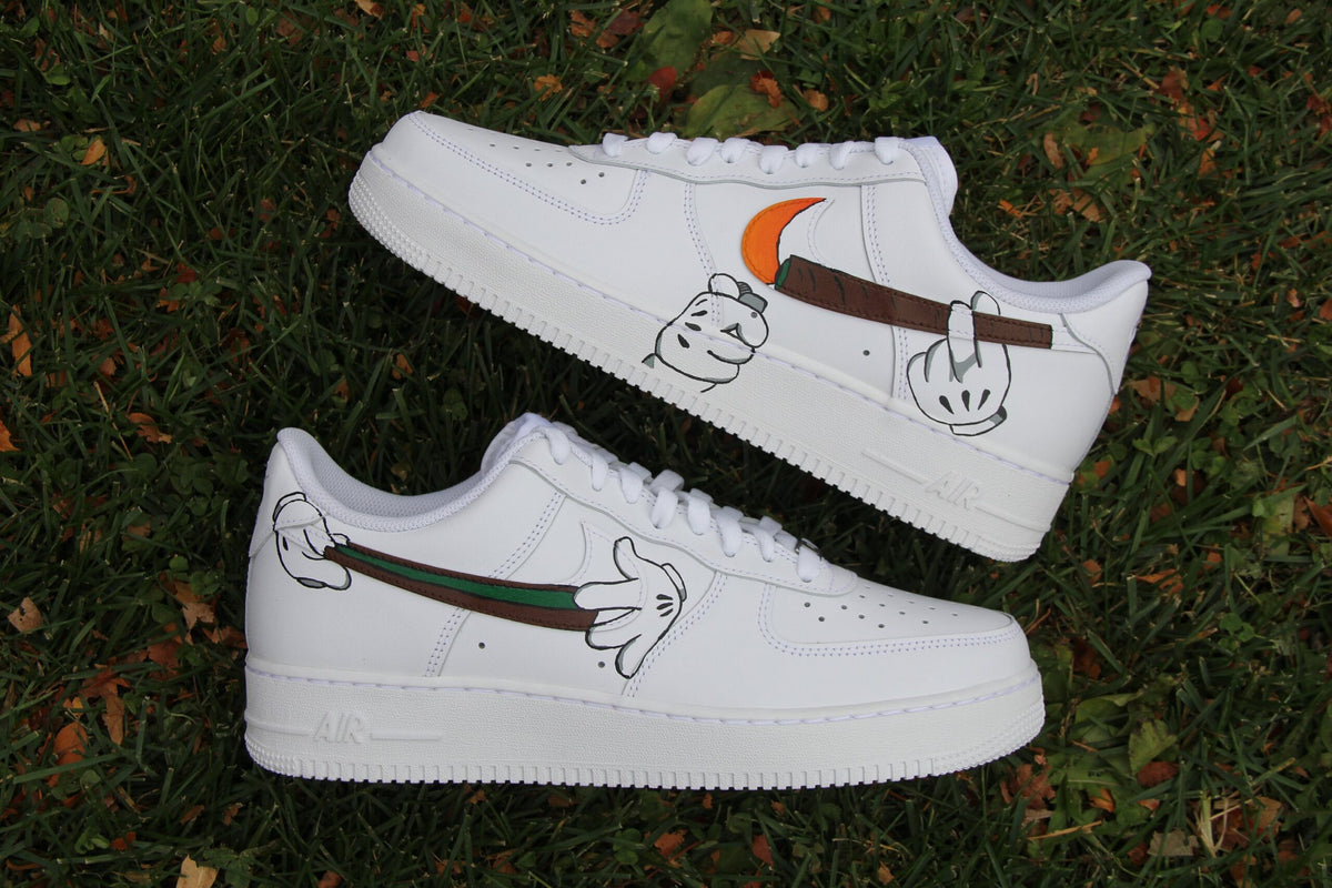 Custom Air Force 1 “Smoker” // Joint Stoner Custom Shoes