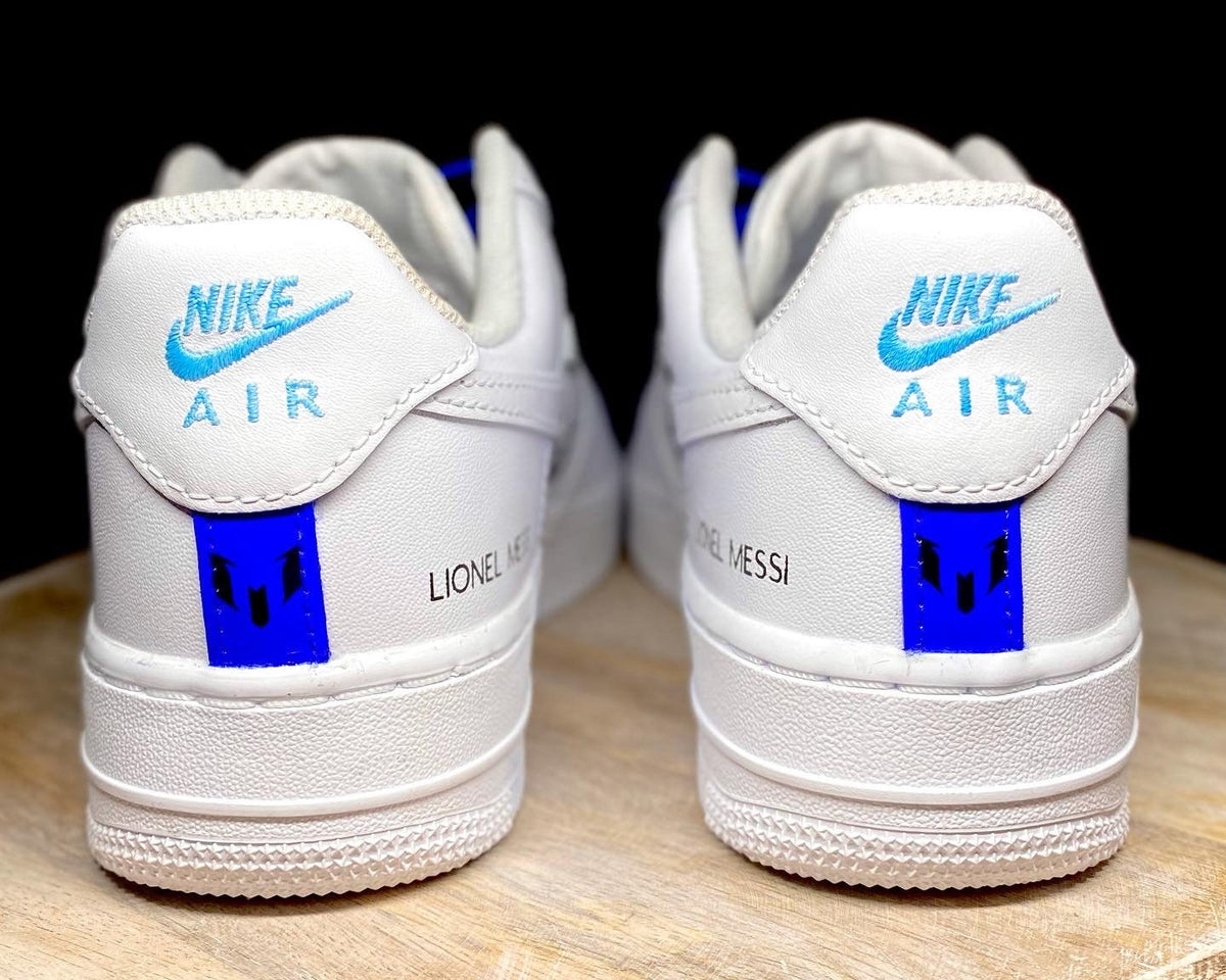 Hand-Painted Lionel Messi #10 Custom Air Force 1 Sneakers