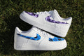 Custom Air Force 1 Shoes  Camo Mismatch
