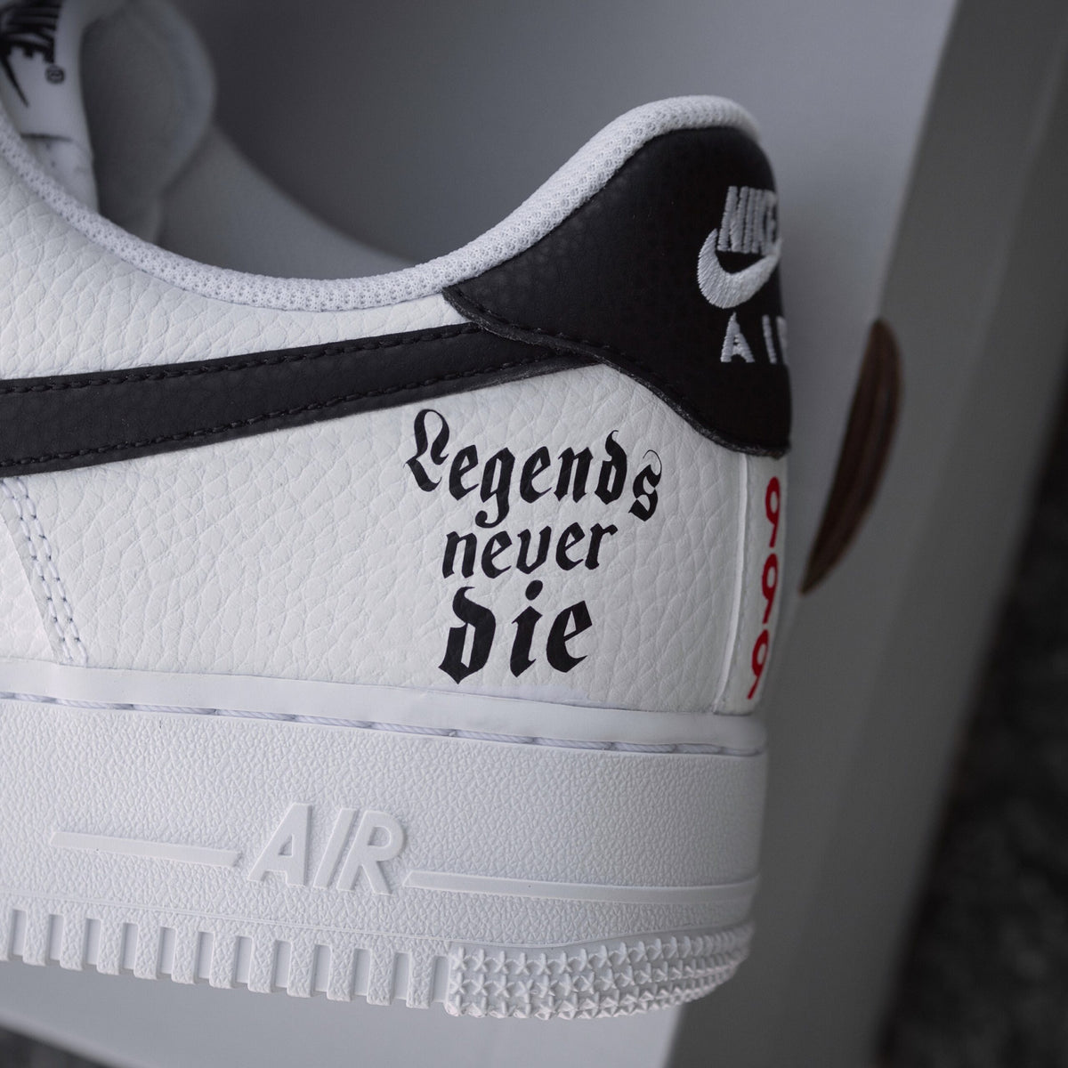 Custom Nike Air Force 1 Juice Wrld – Custom Sneaker Juice Wrld – Hand painted shoes – Custom Sneaker AF1 – Legends never die – Rapper – 999