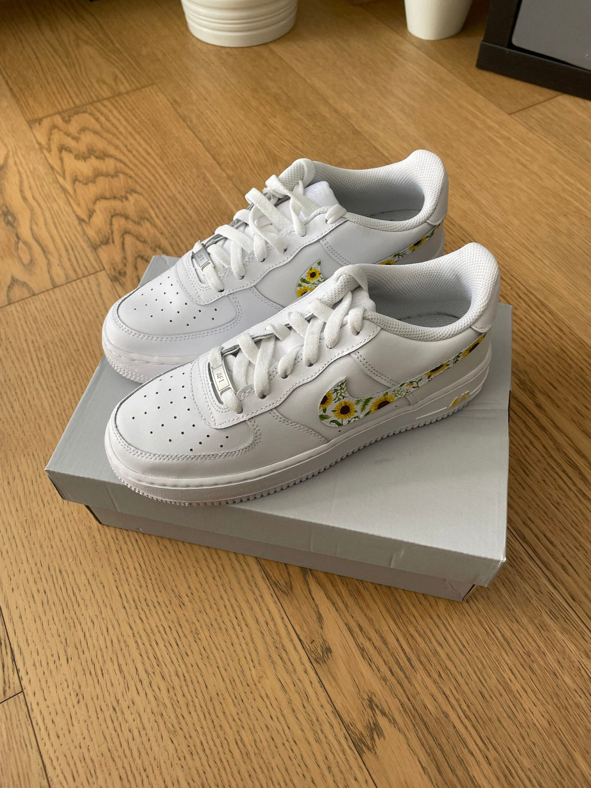 Custom Sunflowers Nike Air Force 1 | Hand-Painted Sneakers