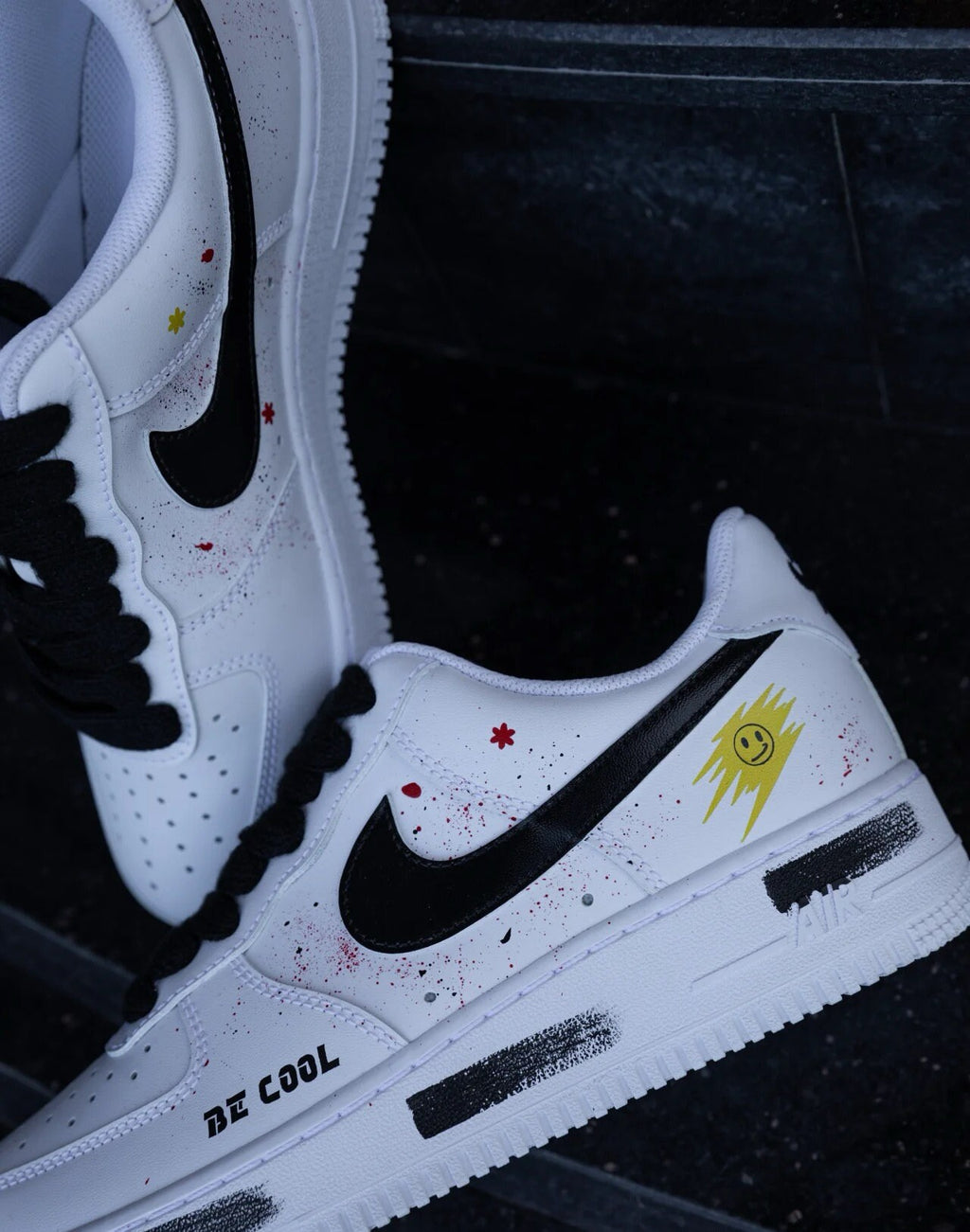 Custom Hand-Painted Air Force 1 Sneakers: Anime Street Style