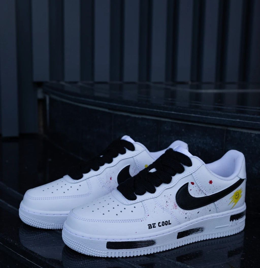 Custom Hand-Painted Air Force 1 Sneakers: Anime Street Style