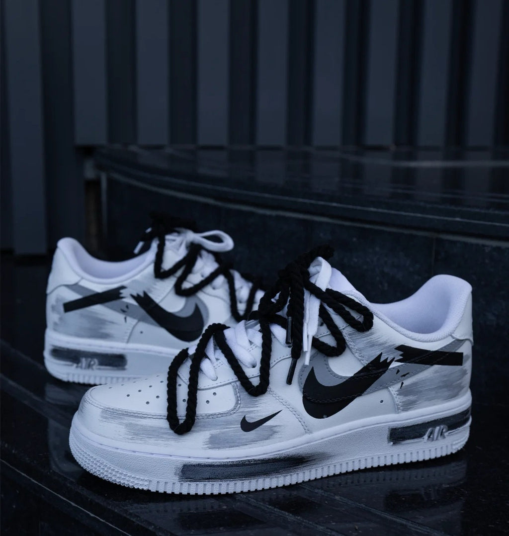 Custom Hand-Painted Air Force 1 Sneakers: Street Style Anime Shoes
