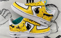 Hand Painted Air Force 1 Sneakers: Custom Anime Shoes white personalized gift design wedding fashion trainers