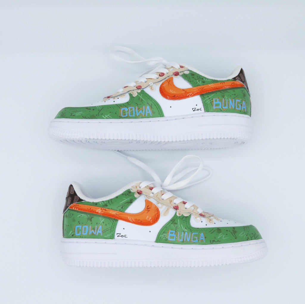 Nike Air Force 1 kids/boys personalized NINJA TURTLES (write in the notes who you prefer)