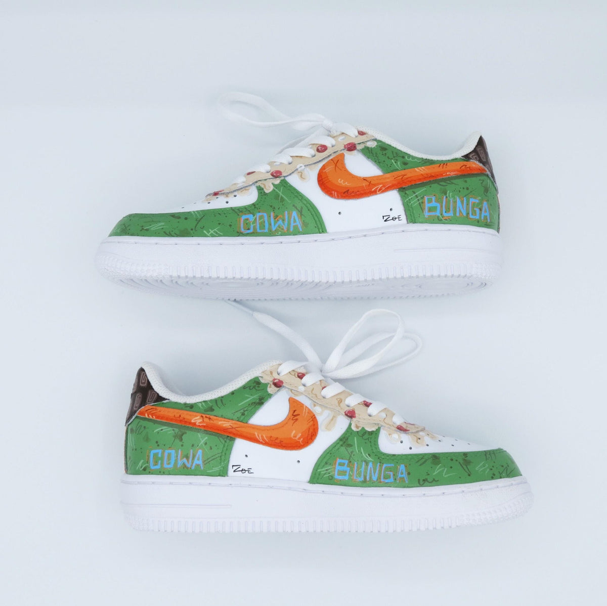 Nike Air Force 1 kids/boys personalized NINJA TURTLES (write in the notes who you prefer)