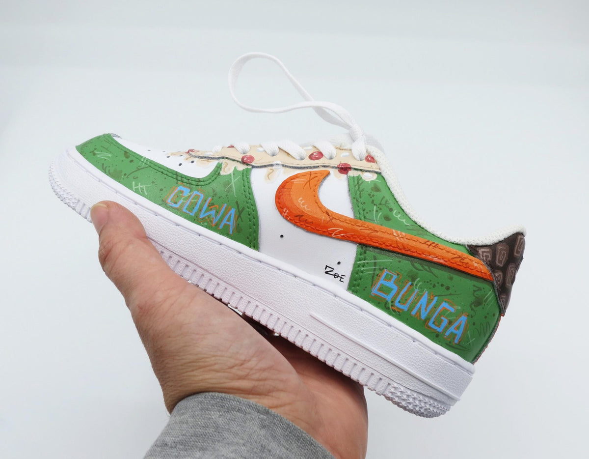 Nike Air Force 1 kids/boys personalized NINJA TURTLES (write in the notes who you prefer)