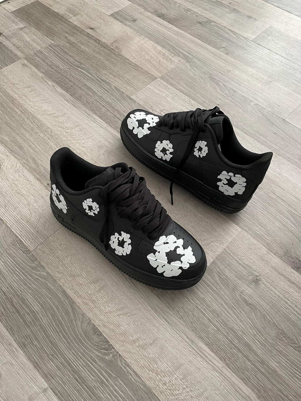 BLACK DENIM TEARS AF1 Custom