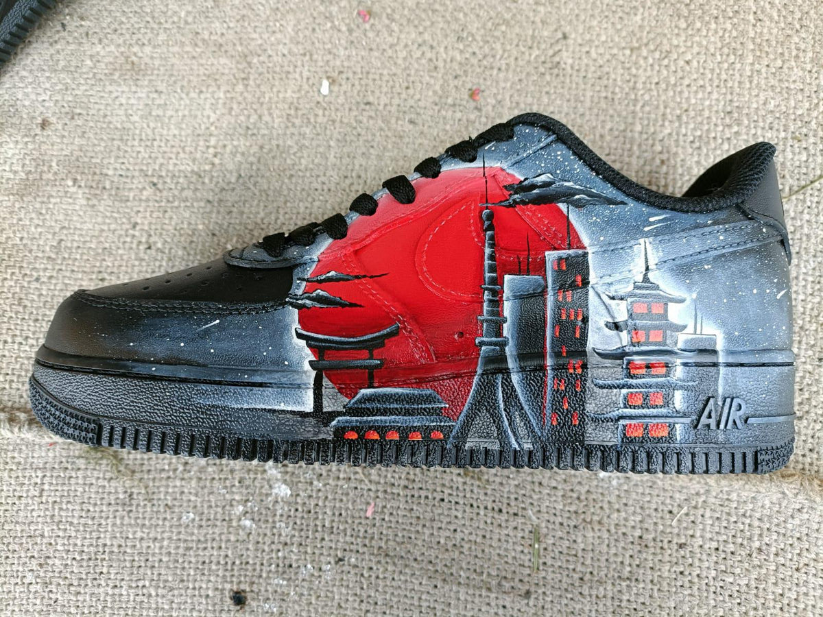 Hand Painted Leather Shoes GTO NIKE Air onizuka anime Great Teacher