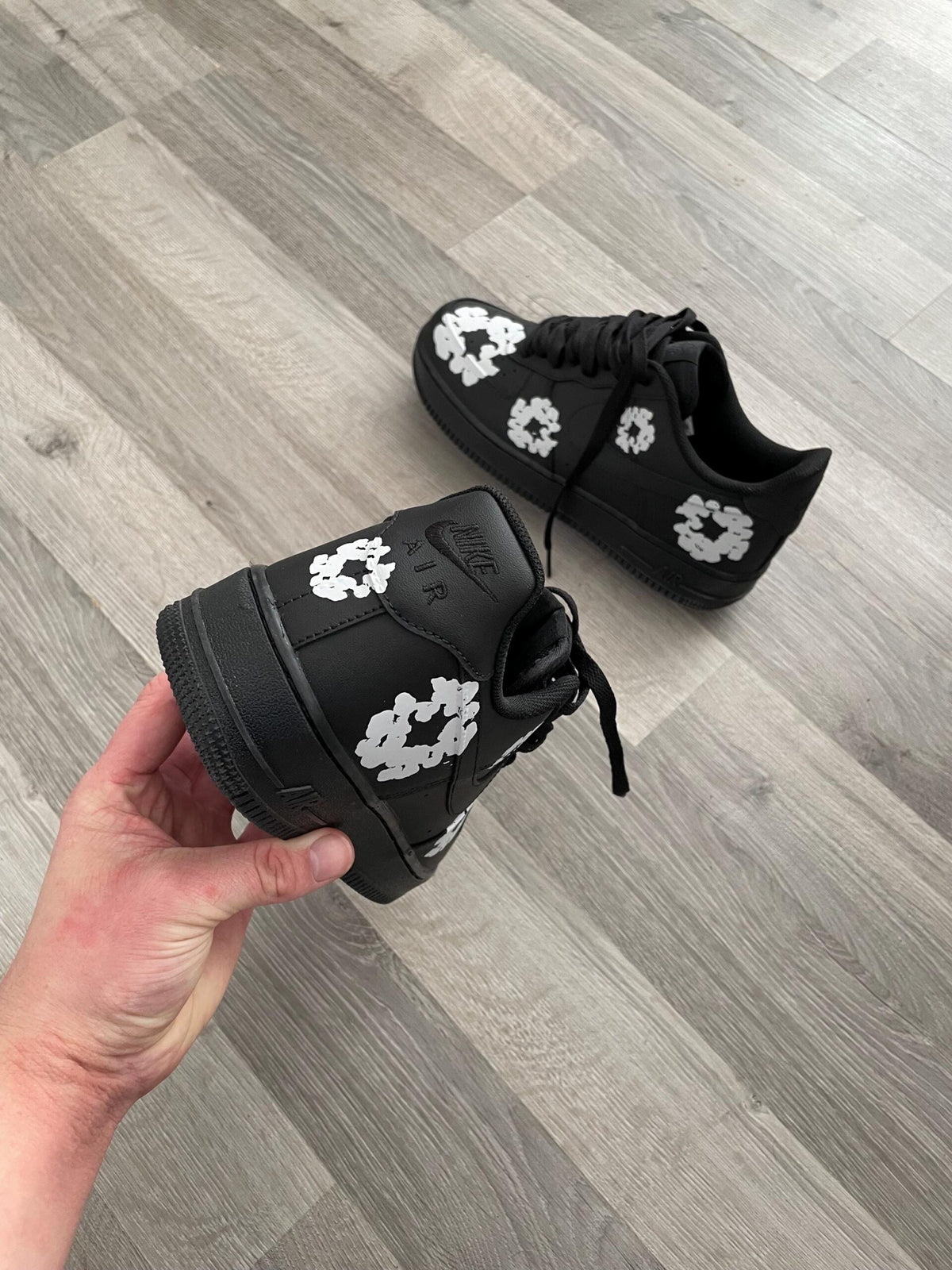 BLACK DENIM TEARS AF1 Custom