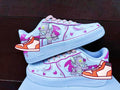 Hand-Painted Stitch Air Force 1 Sneakers: Custom Anime Shoes white personalized gift design wedding fashion street trainers anime shoes