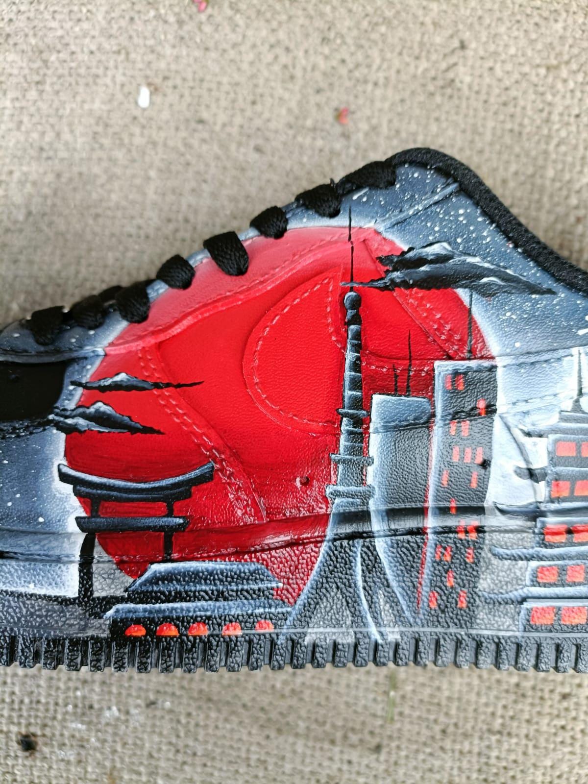 Hand Painted Leather Shoes GTO NIKE Air onizuka anime Great Teacher