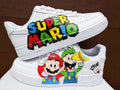 Hand Painted Air Force 1 AF 1 Sneakers: Custom Anime Shoes personalized gift design white shoes