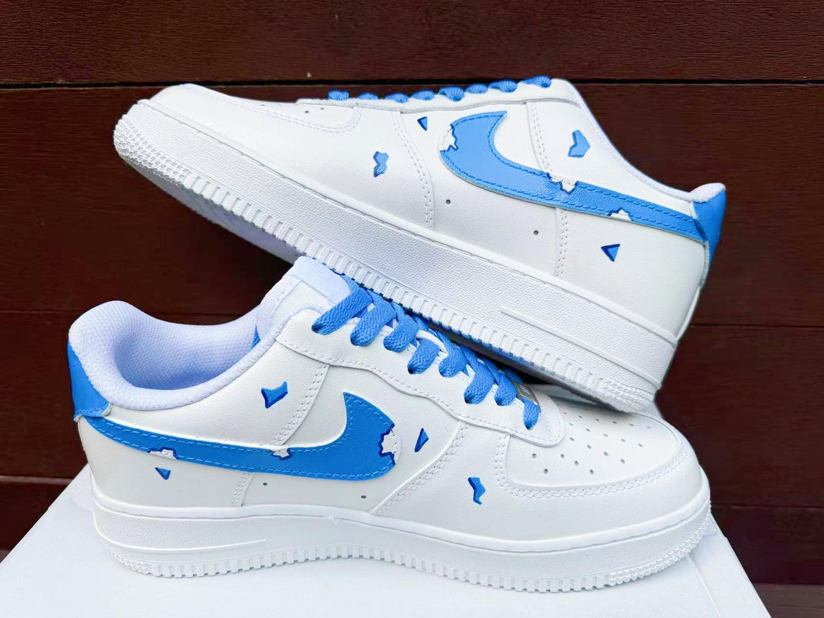 Hand Painted Tom Jerry Air Force 1 Sneakers: Custom Anime Shoes AF1 white personalized gift design wedding fashion trainers