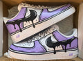 Custom Purple Cartoon Drip Air Force 1, Custom Drip Air Force 1, Custom Purple Air Force 1, Custom Cartoon Air Force 1, All Sizes Available