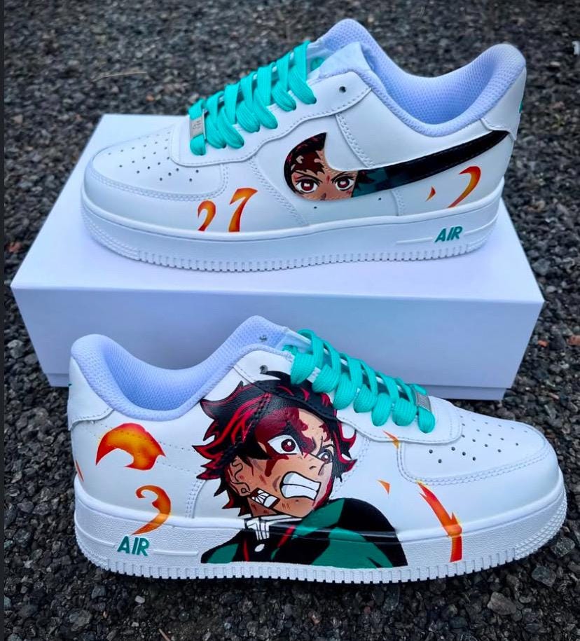 Custom Japanese Anime Style Demon Slayers Hand-Painted Shoes