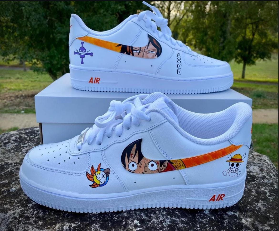Custom Pirate Style Shoes Brothers of Fire and Hat Hand Painted