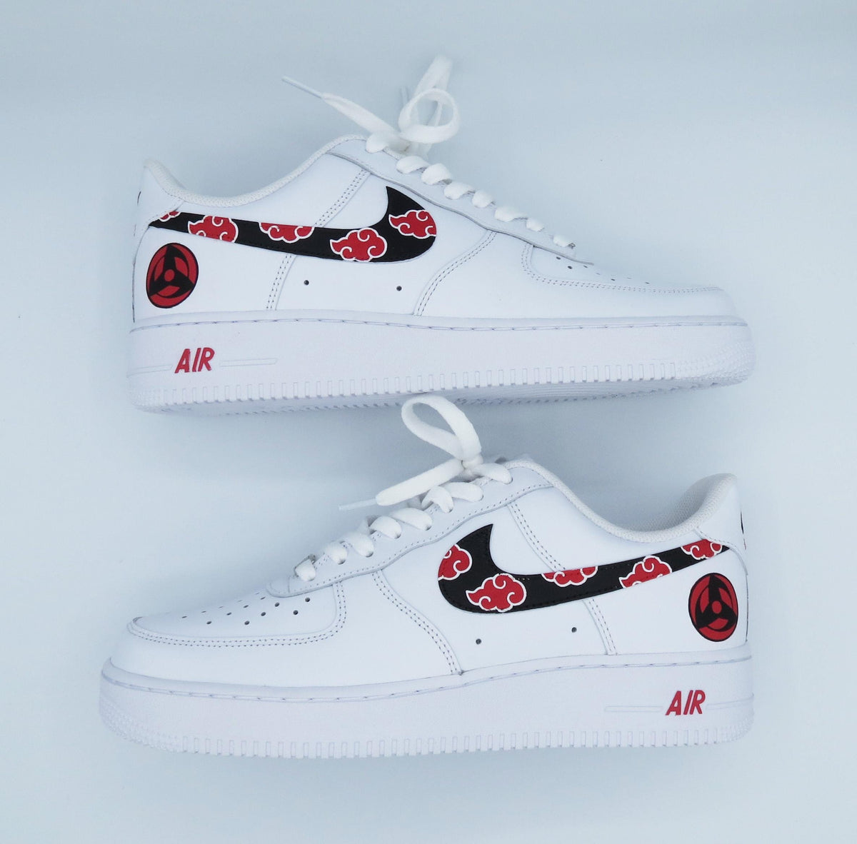 Custom Nike Air Force 1 , Red Clouds