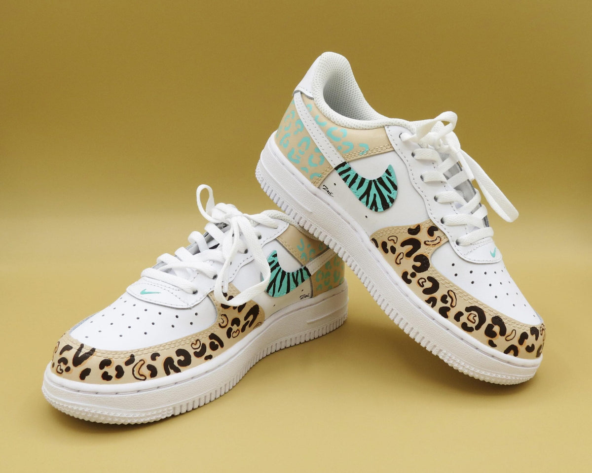 Custom Nike Air Force 1 for  SAFARI STYLE