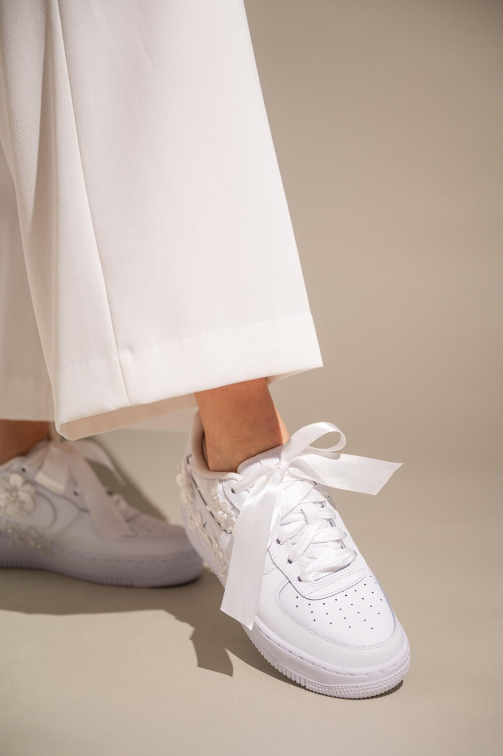 Wedding Sneakers for Bride Air Force 1, Bridal Sneakers Platform