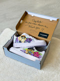 Custom AKID NFT Sneakers – Hand-Painted Air Force 1s