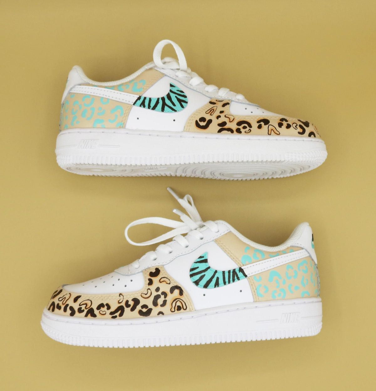Custom Nike Air Force 1 for  SAFARI STYLE