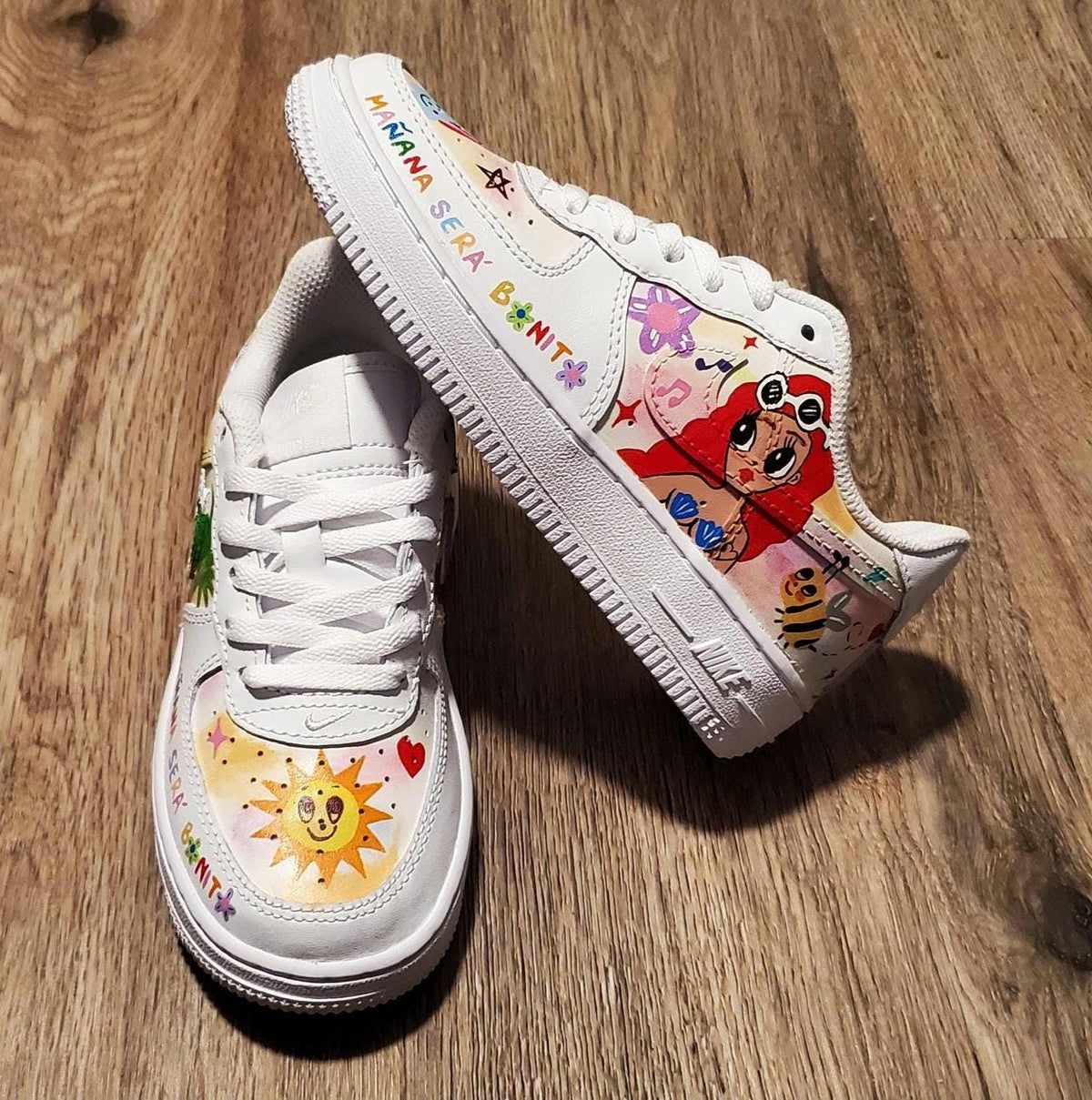 Hand-Painted Spider-Man Graffiti Black Custom Air Force 1 Sneakers