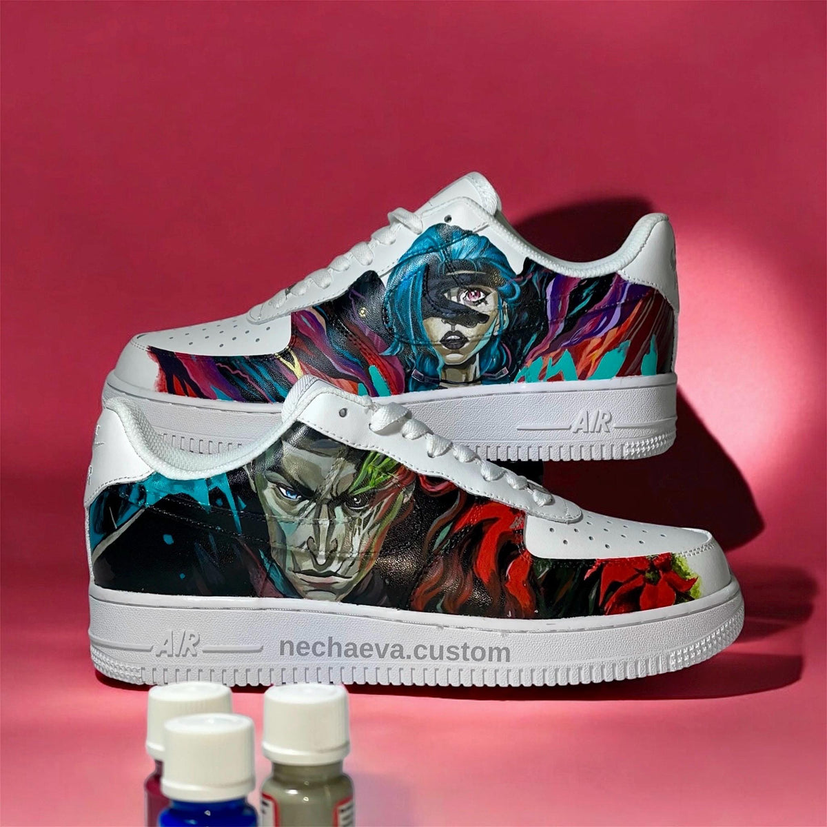 Custom Hand-Painted Sneakers anime, unisex – Order Unique Shoes with Individual Design,exclusive