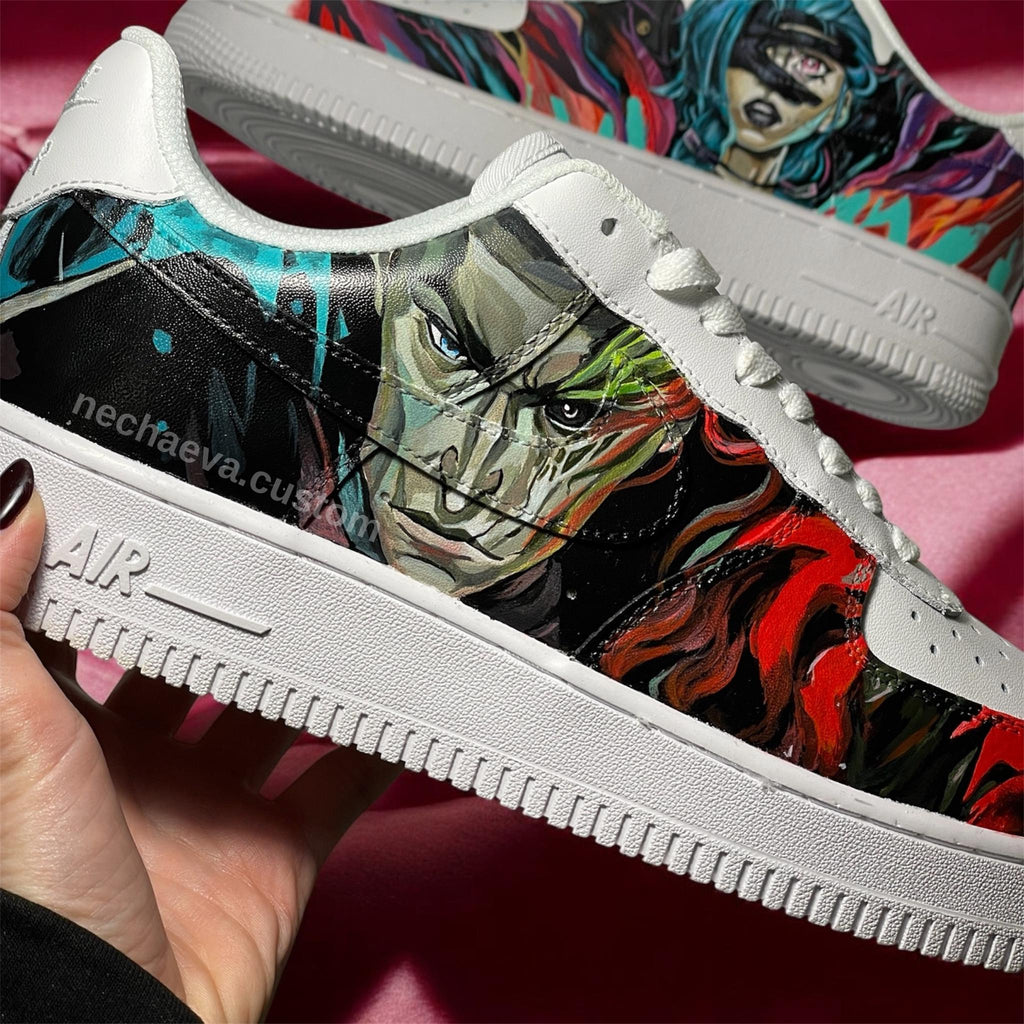 Custom Hand-Painted Sneakers anime, unisex – Order Unique Shoes with Individual Design,exclusive