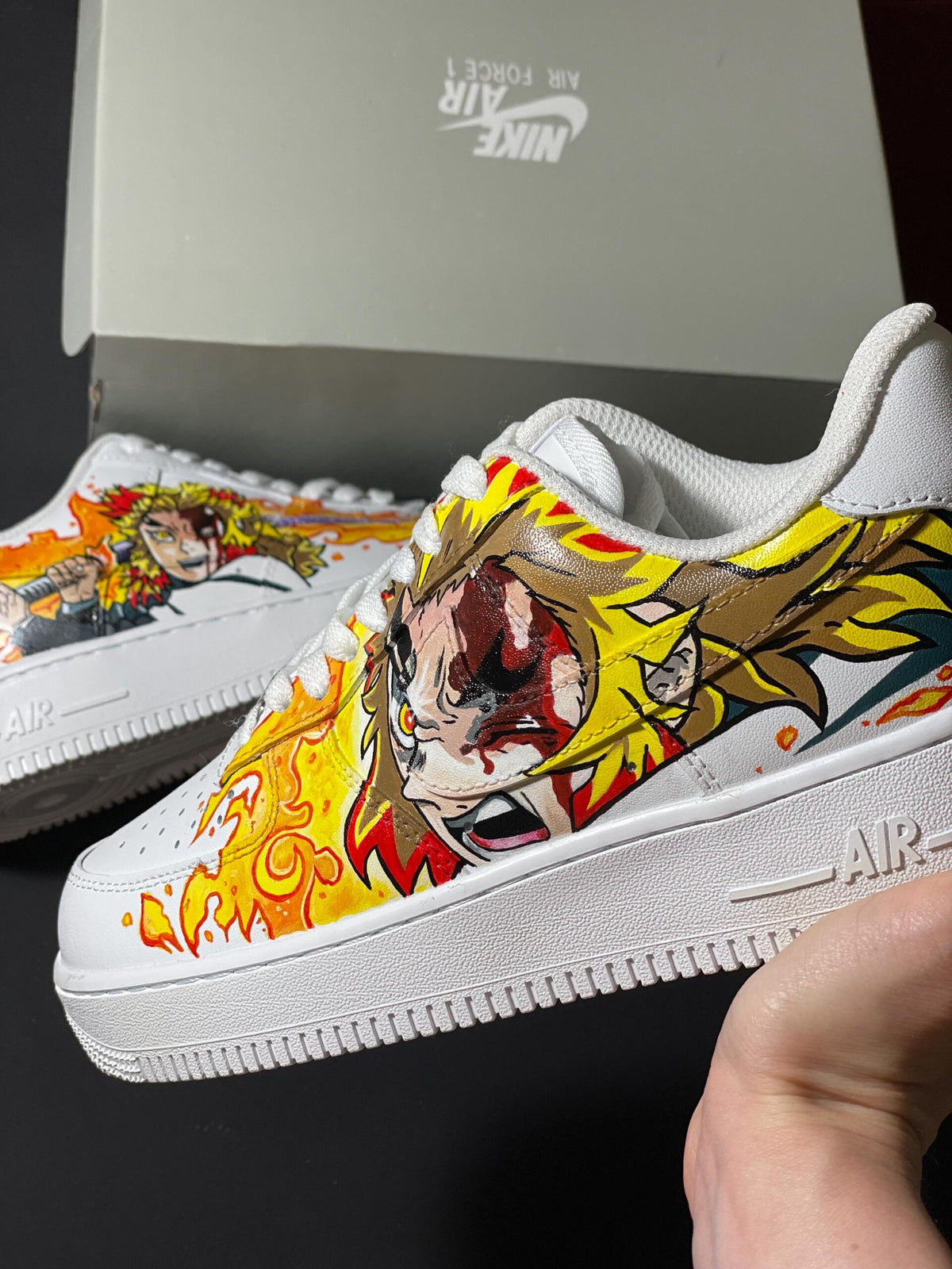 Custom Hand-Painted Sneakers – Order Unique Shoes with Individual Design,example anime, unisex