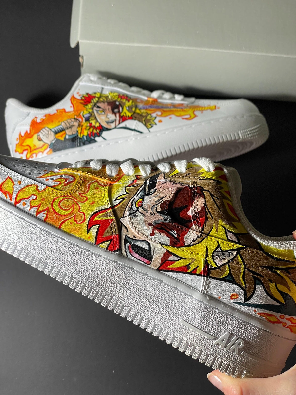 Custom Hand-Painted Sneakers – Order Unique Shoes with Individual Design,example anime, unisex