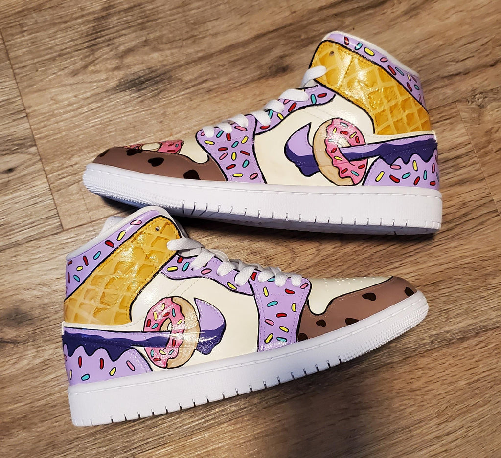 Hand-Painted Spider-Man Graffiti Black Custom Air Force 1 Sneakers