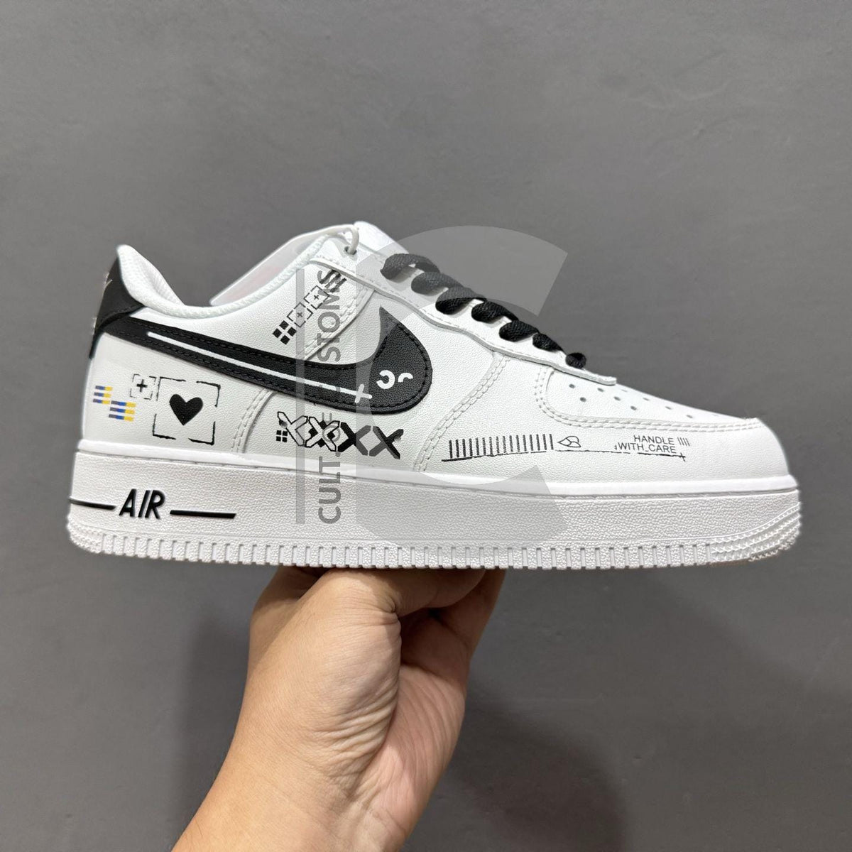 Custom Air force one Print Stream CSGO fans gift Handpainted sneakers for gamers and csgo fans