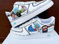 Custom Hand-Painted Air Force 1 Sneakers: AF1 white personalized gift design wedding fashion trainers anime shoes