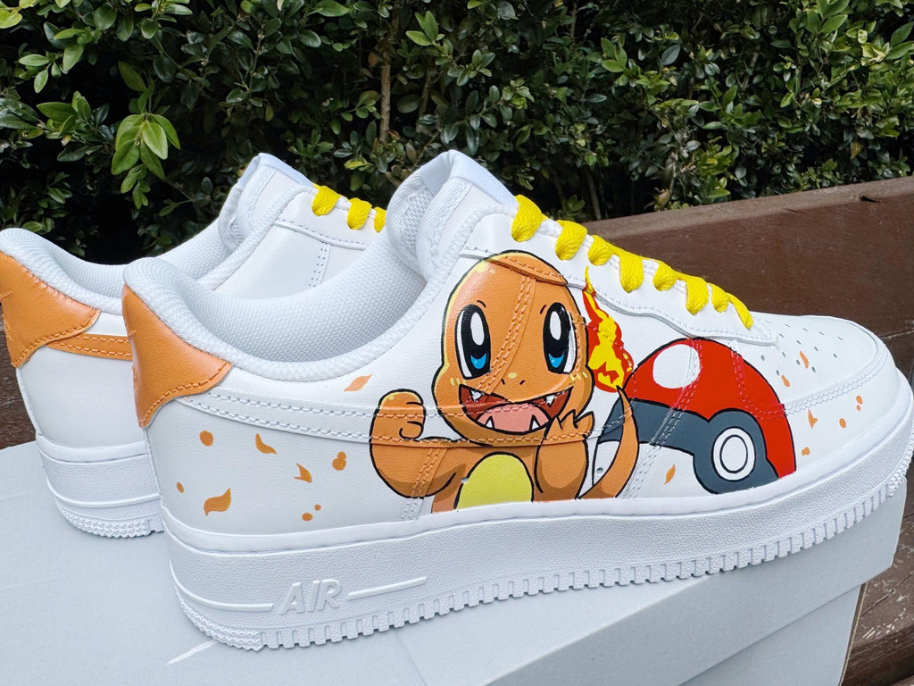 Hand Painted Air Force 1 Sneakers: Custom Anime Shoes white personalized gift design wedding fashion trainers