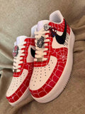 Hand Painted Air Force 1 Sneakers: Custom Anime Shoes white personalized gift design wedding fashion trainers