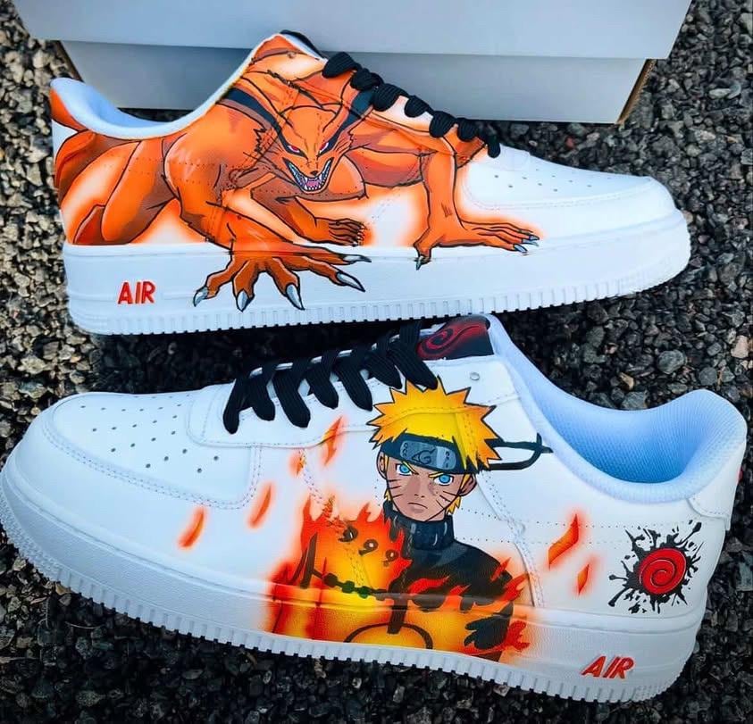 Custom Anime Ninja Style Hand-Painted Shoes