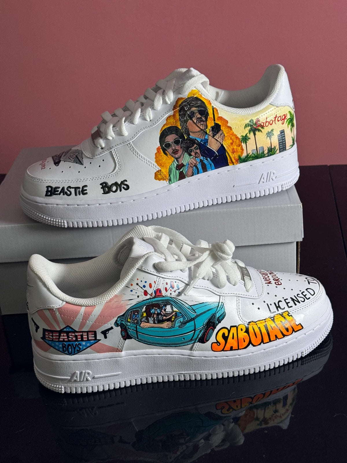Personalized painted custom shoes for him & her